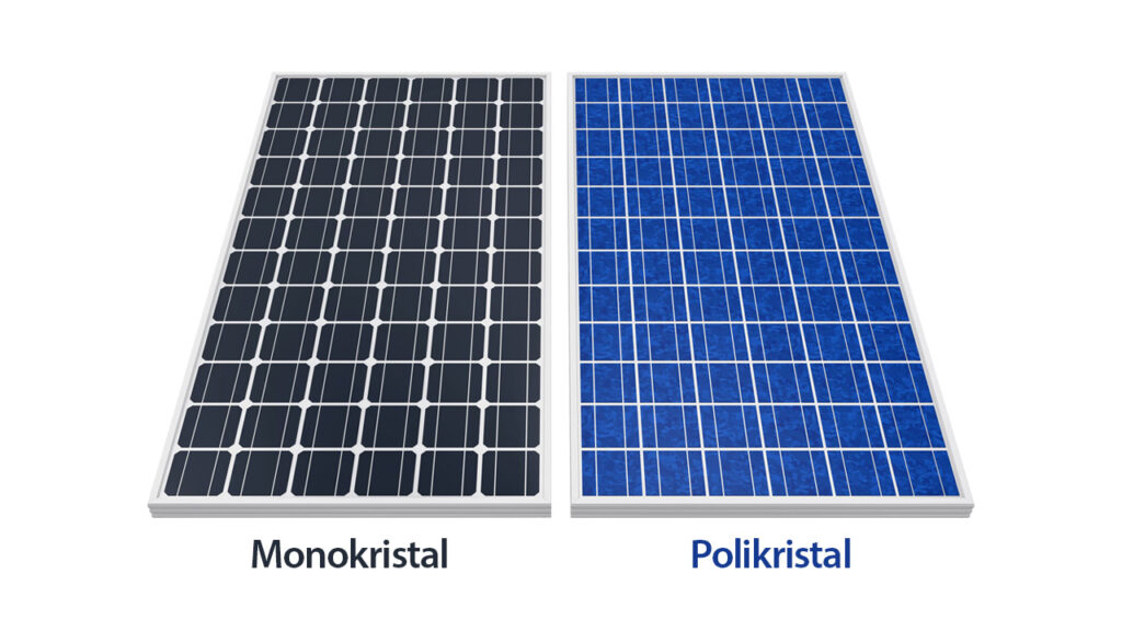 Poly VS monokrystallinske solcellepaneler